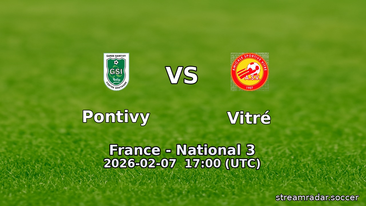 Pontivy vs Vitré