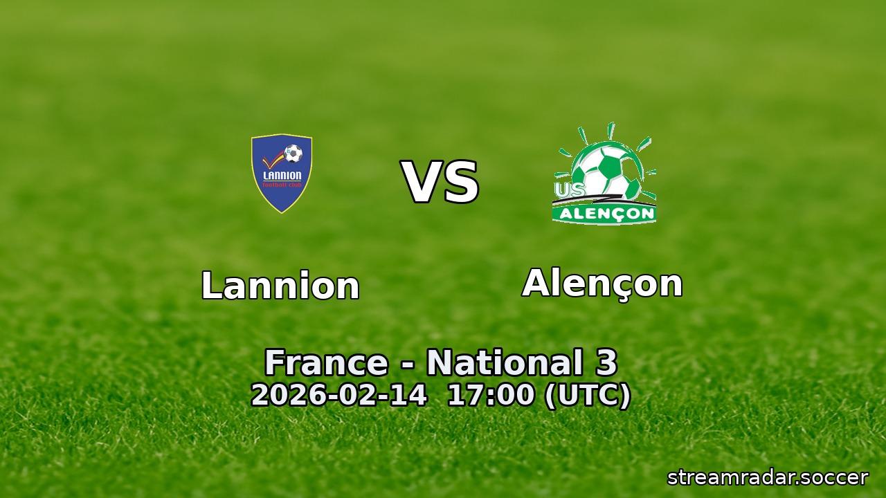 Lannion vs Alençon