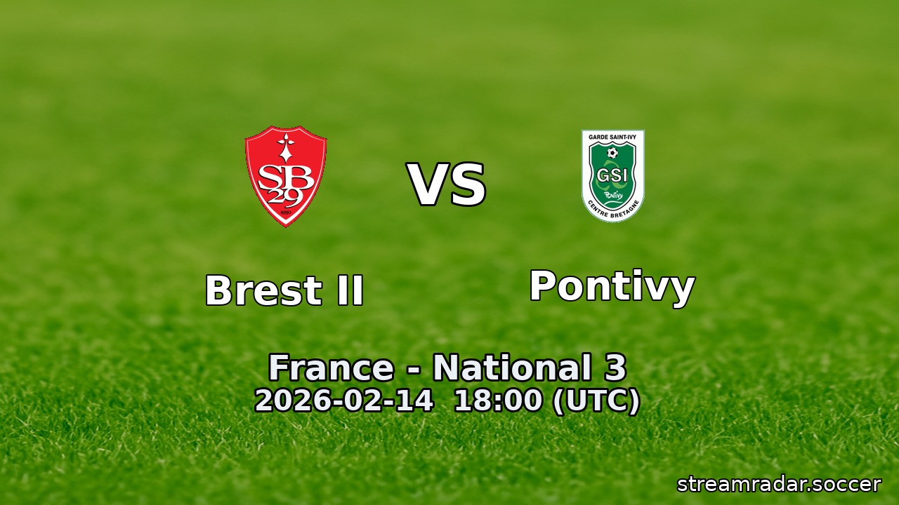 Brest II vs Pontivy
