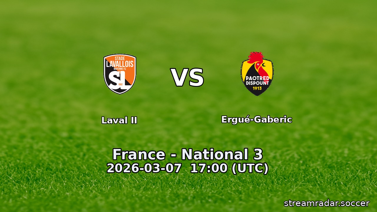 Laval II vs Ergué-Gaberic