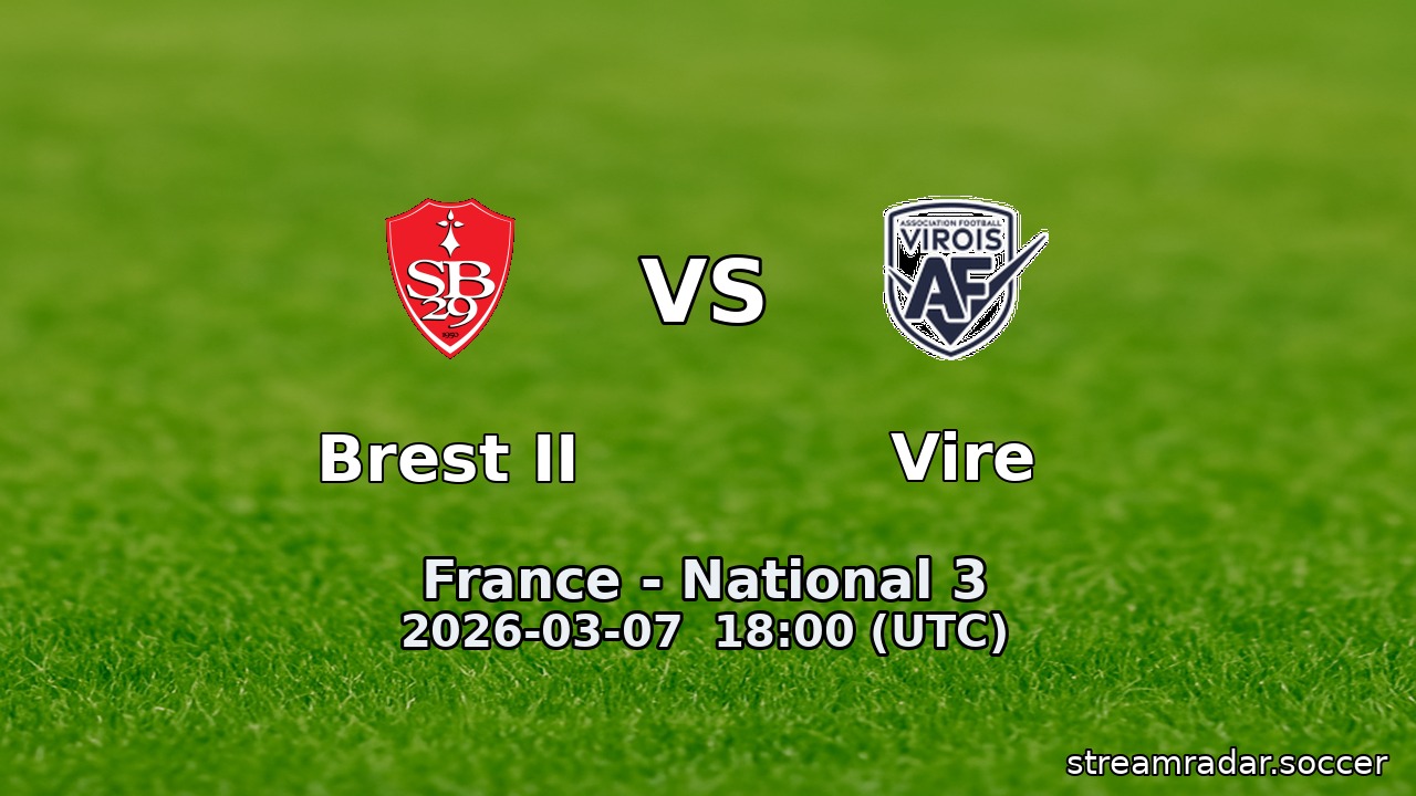 Brest II vs Vire