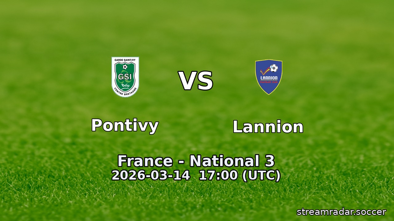 Pontivy vs Lannion