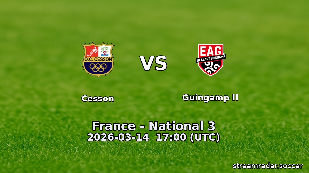 Cesson vs Guingamp II