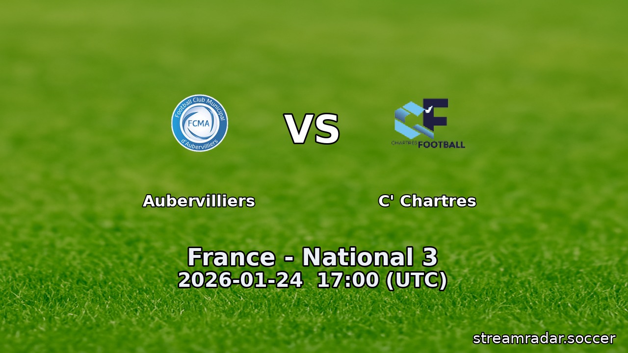 Aubervilliers vs C' Chartres