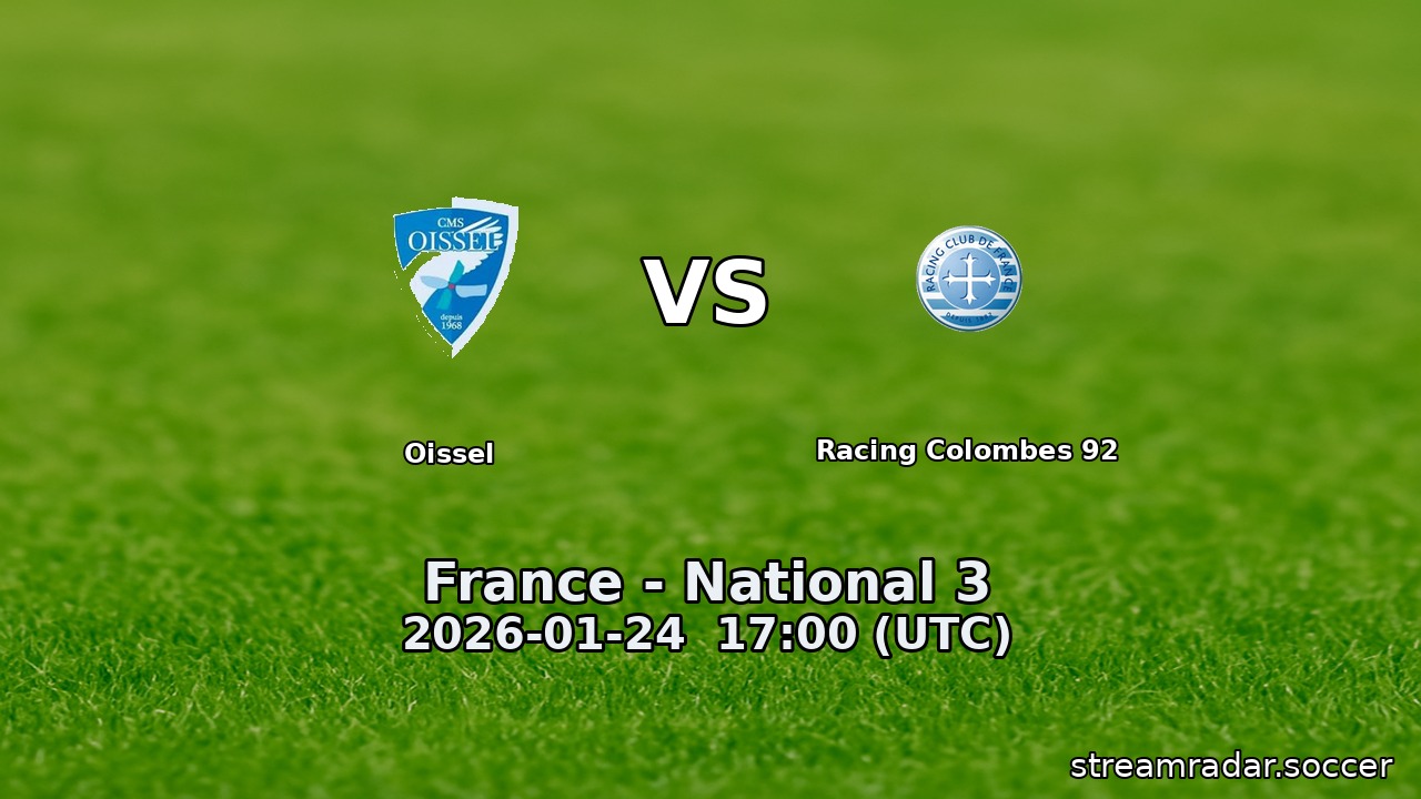 Oissel vs Racing Colombes 92