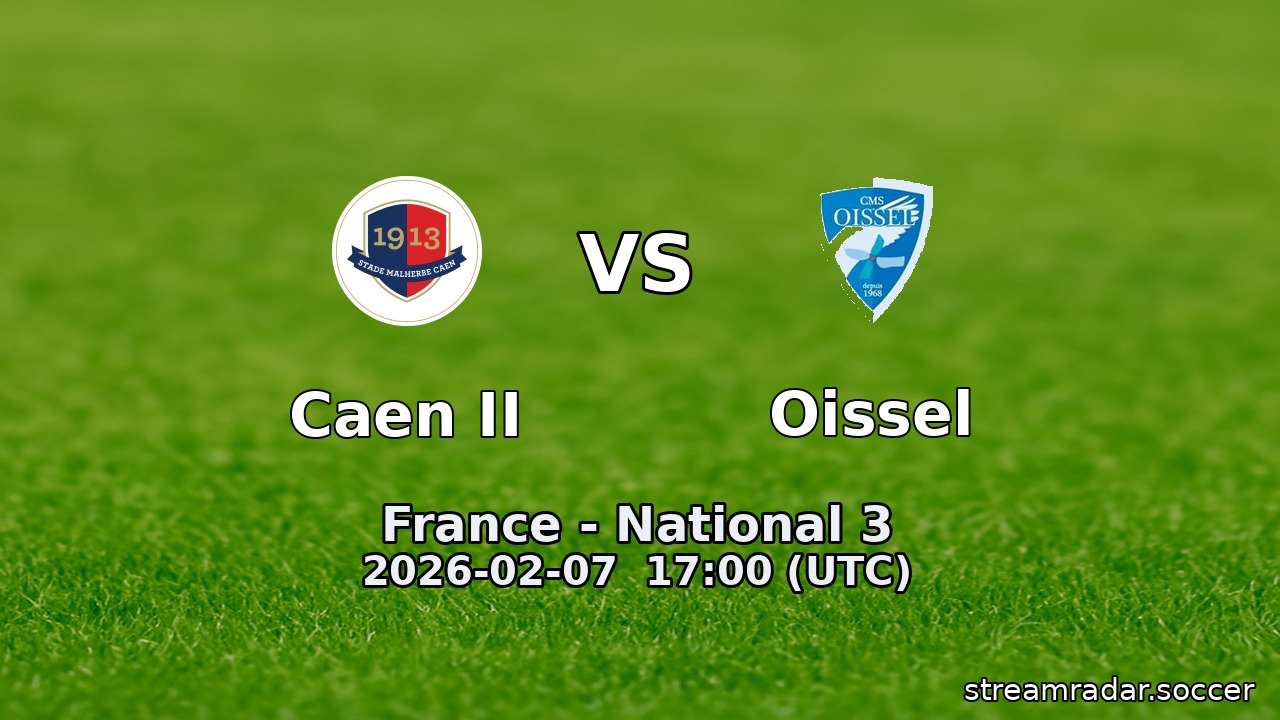 Caen II vs Oissel