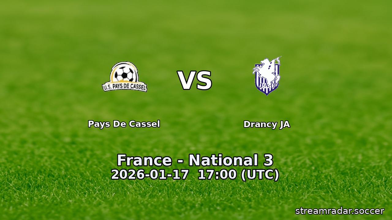 Pays De Cassel vs Drancy JA