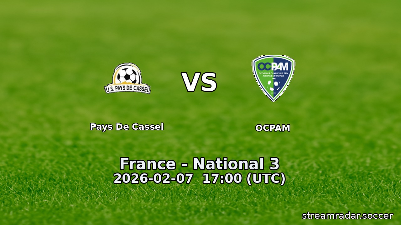 Pays De Cassel vs OCPAM