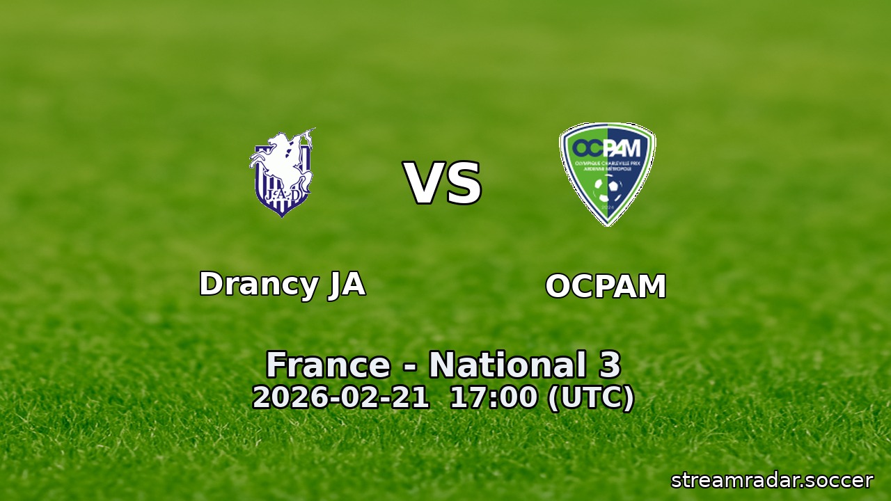 Drancy JA vs OCPAM