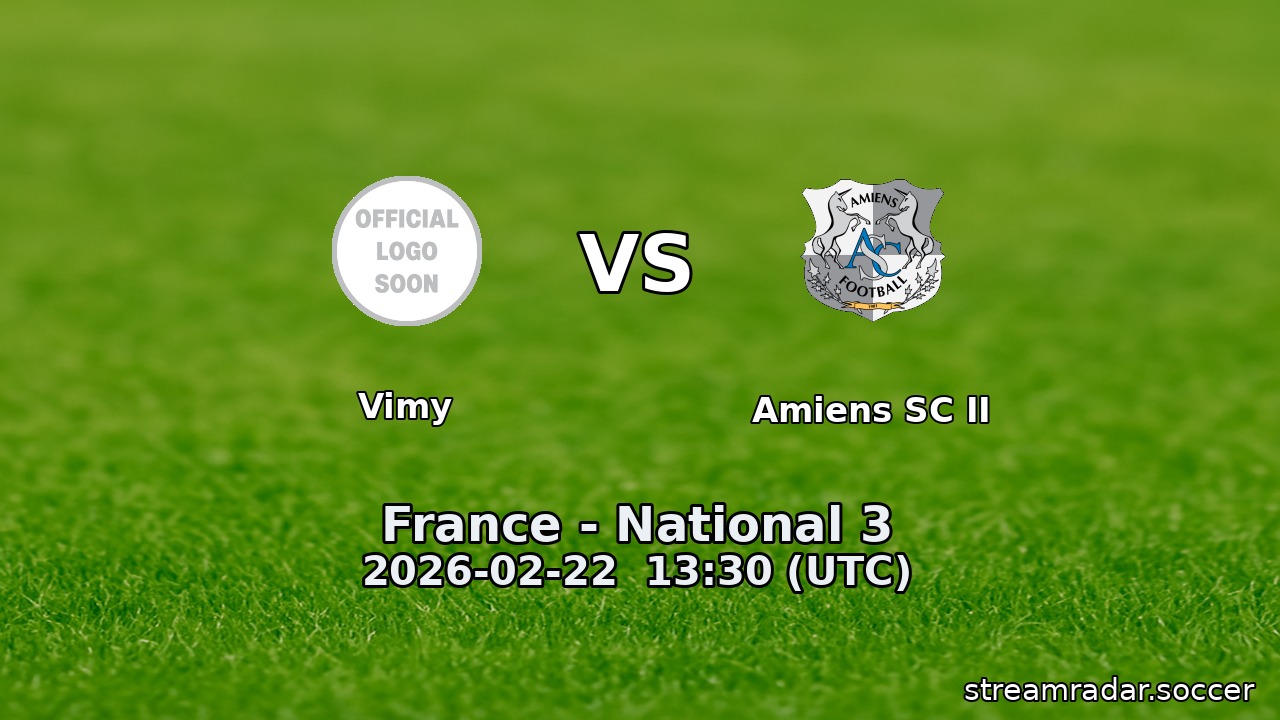 Vimy vs Amiens SC II