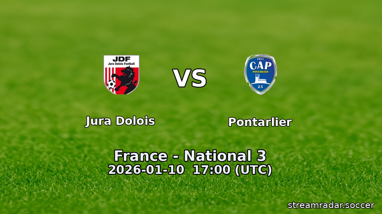 Jura Dolois vs Pontarlier