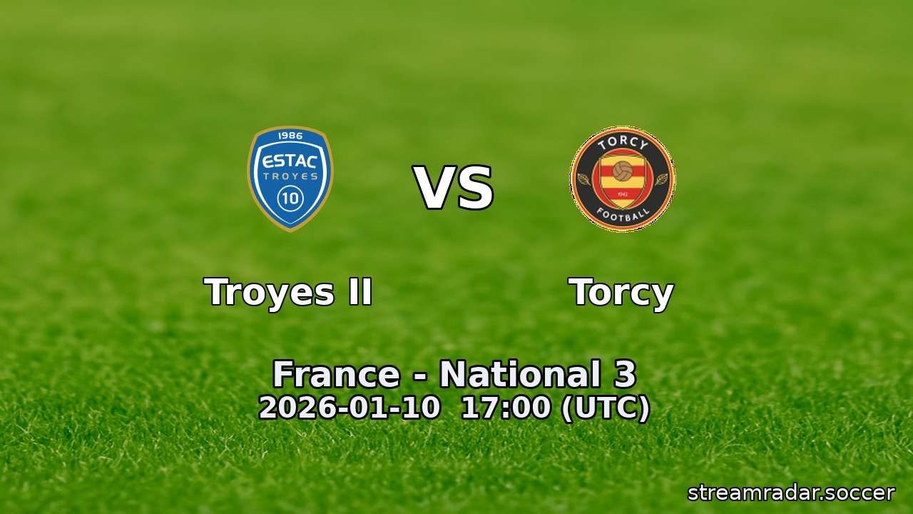 Troyes II vs Torcy
