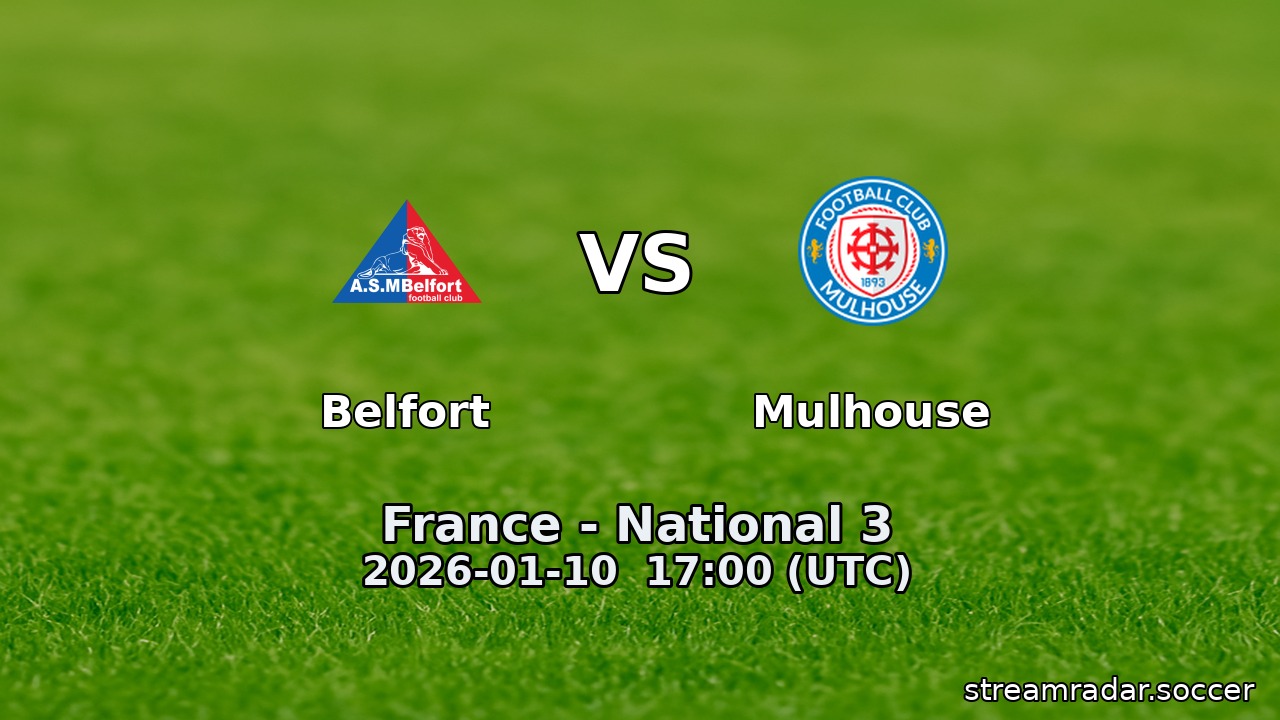 Belfort vs Mulhouse