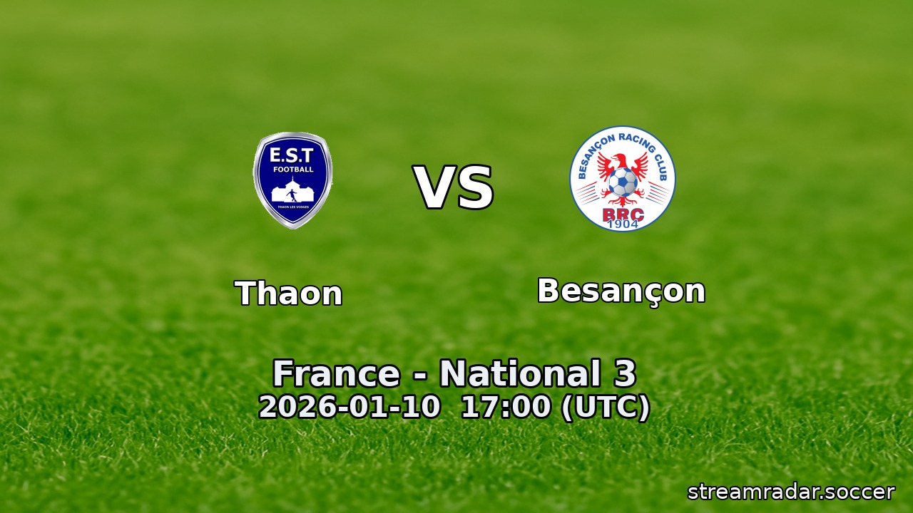 Thaon vs Besançon