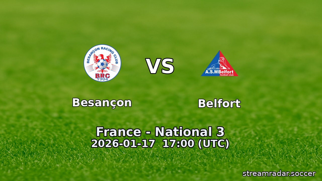 Besançon vs Belfort