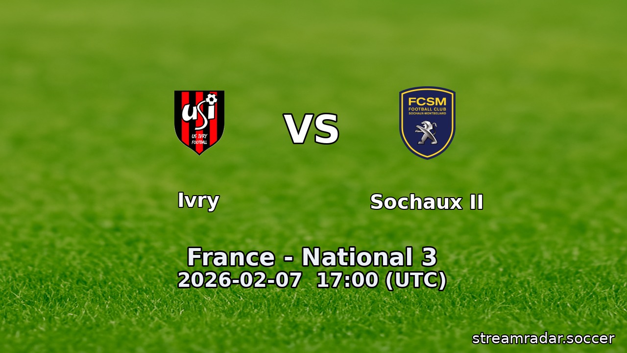 Ivry vs Sochaux II