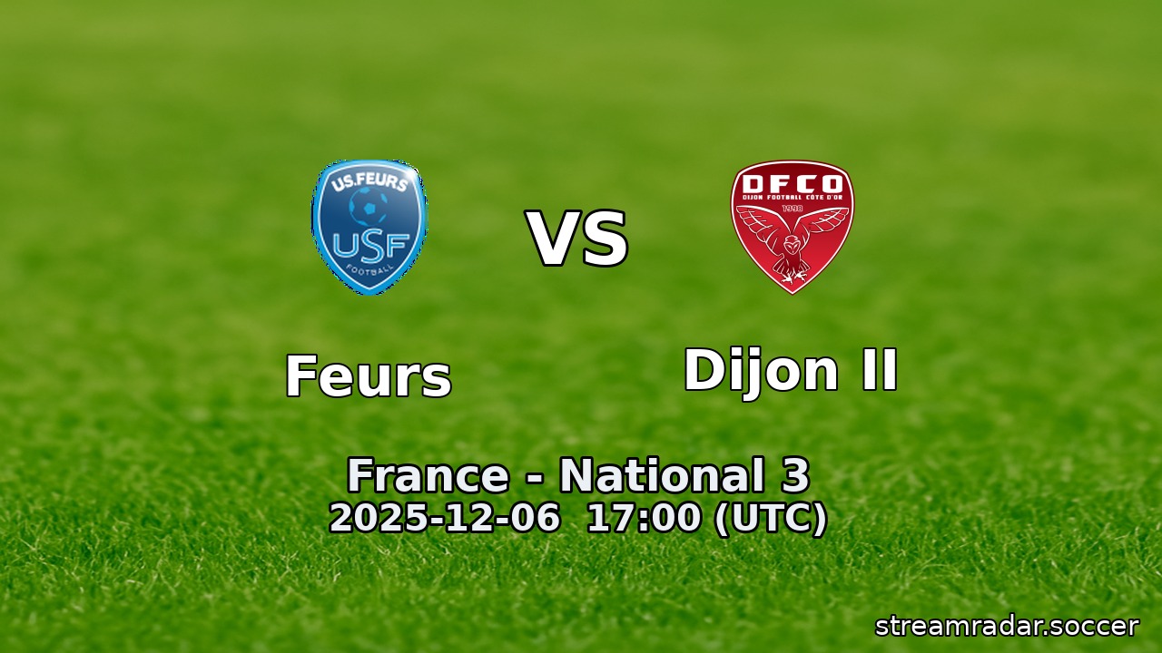Feurs vs Dijon II