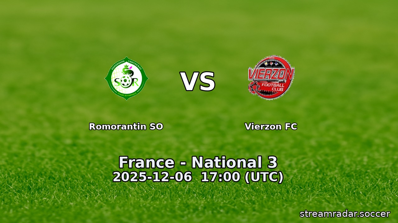 Romorantin SO vs Vierzon FC