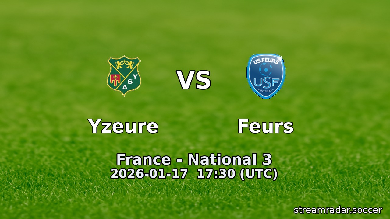 Yzeure vs Feurs