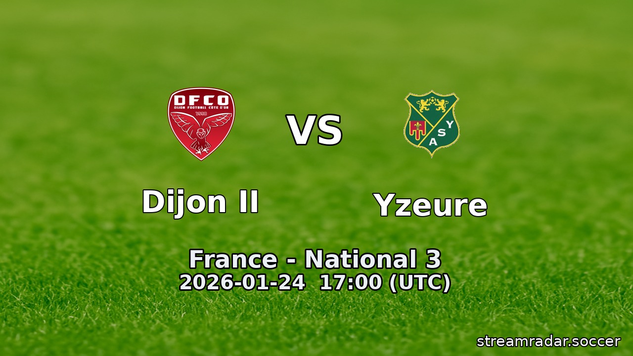 Dijon II vs Yzeure