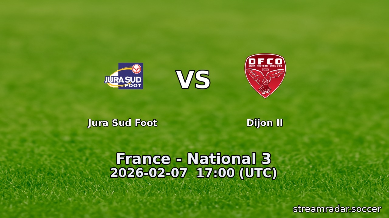 Jura Sud Foot vs Dijon II