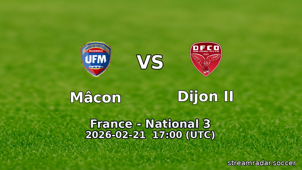 Mâcon vs Dijon II