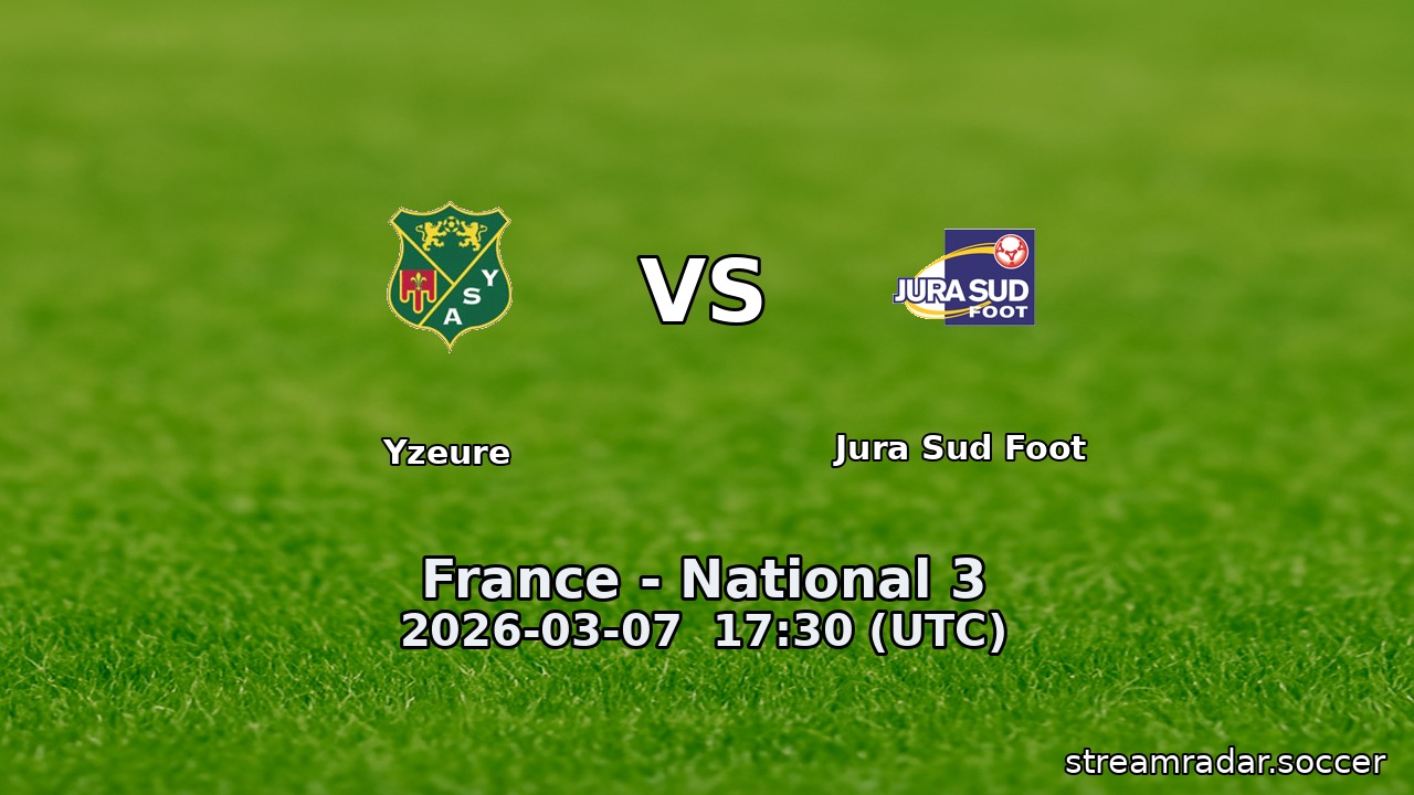 Yzeure vs Jura Sud Foot