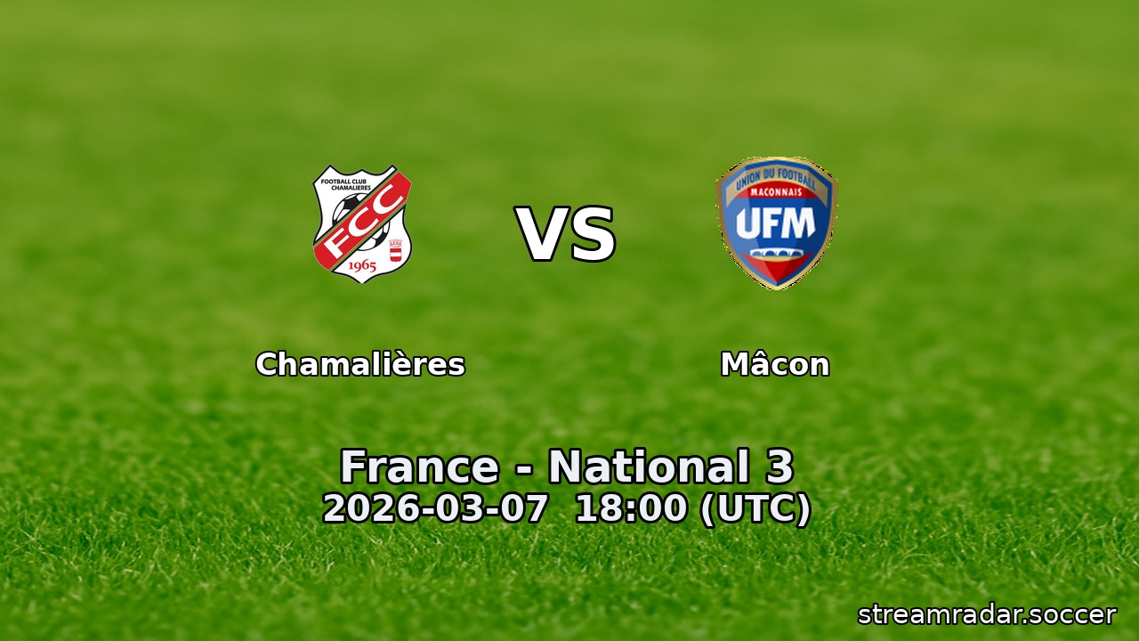 Chamalières vs Mâcon