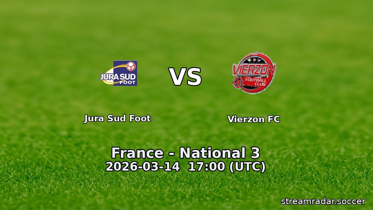 Jura Sud Foot vs Vierzon FC