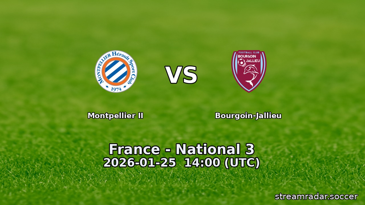 Montpellier II vs Bourgoin-Jallieu