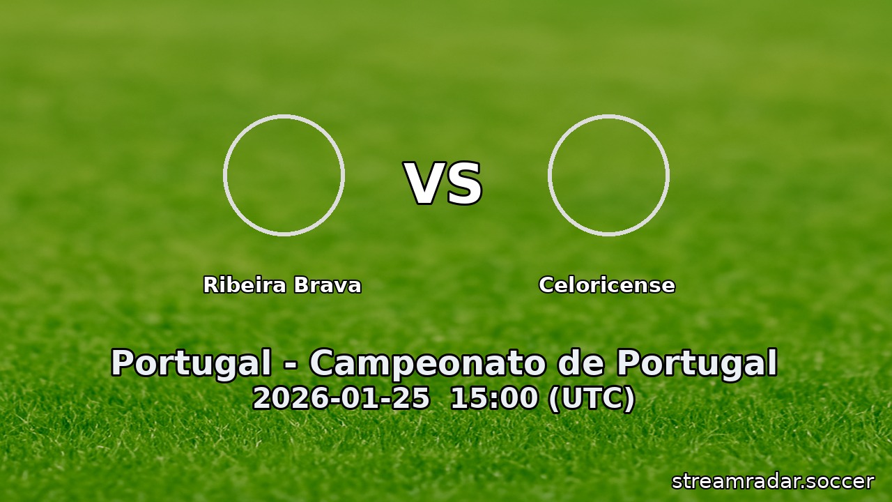 Ribeira Brava vs Celoricense