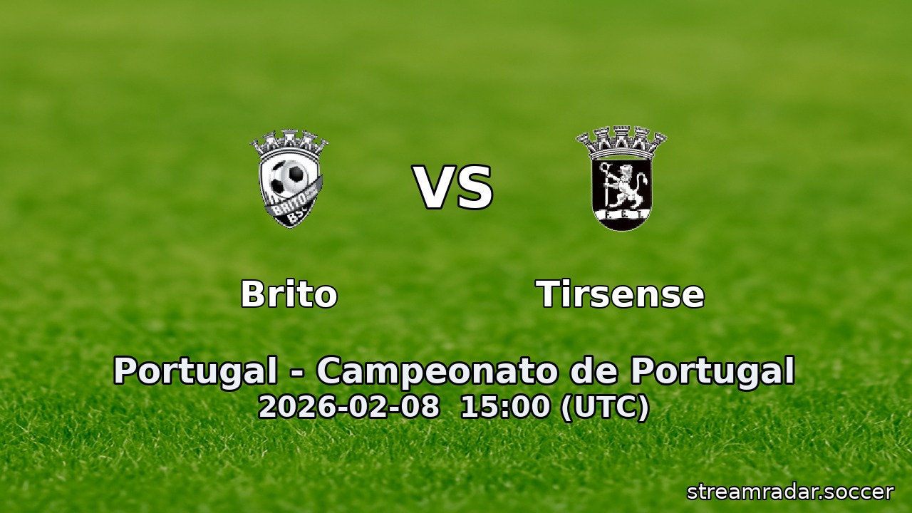 Brito vs Tirsense