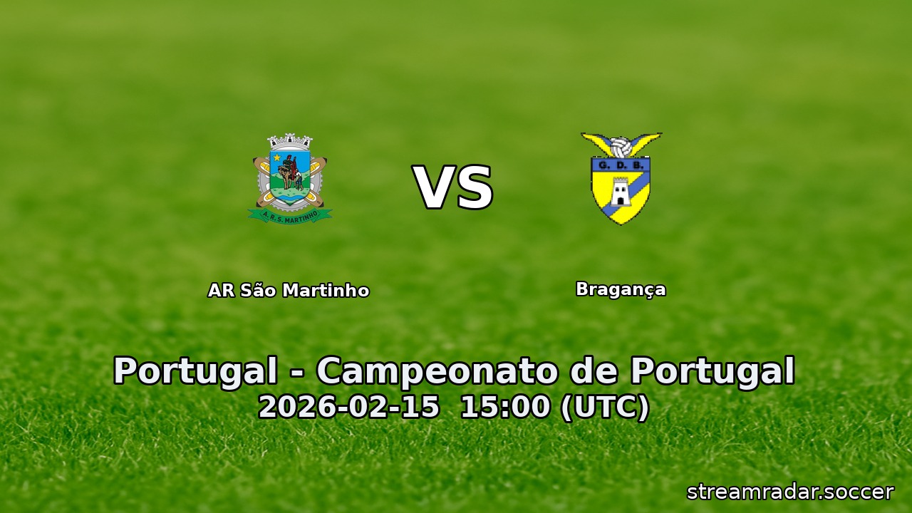 AR São Martinho vs Bragança