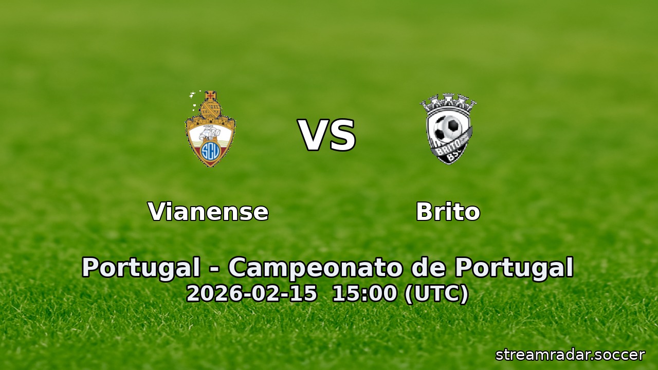 Vianense vs Brito
