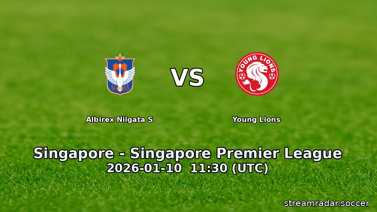 Albirex Niigata S vs Young Lions