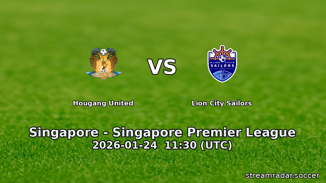 Hougang United vs Lion City Sailors