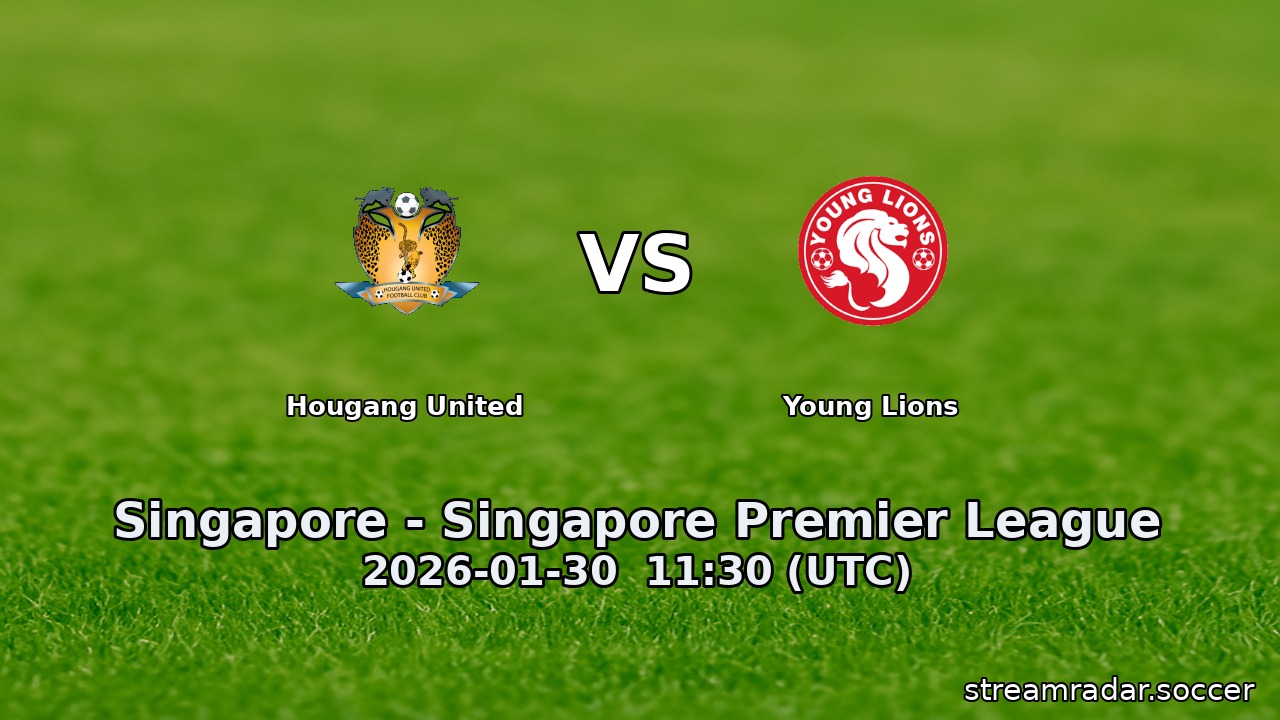 Hougang United vs Young Lions