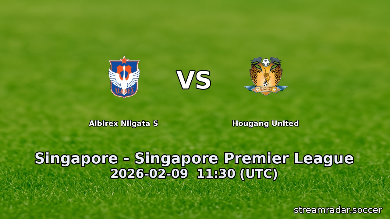 Albirex Niigata S vs Hougang United