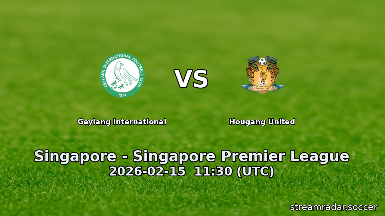 Geylang International vs Hougang United