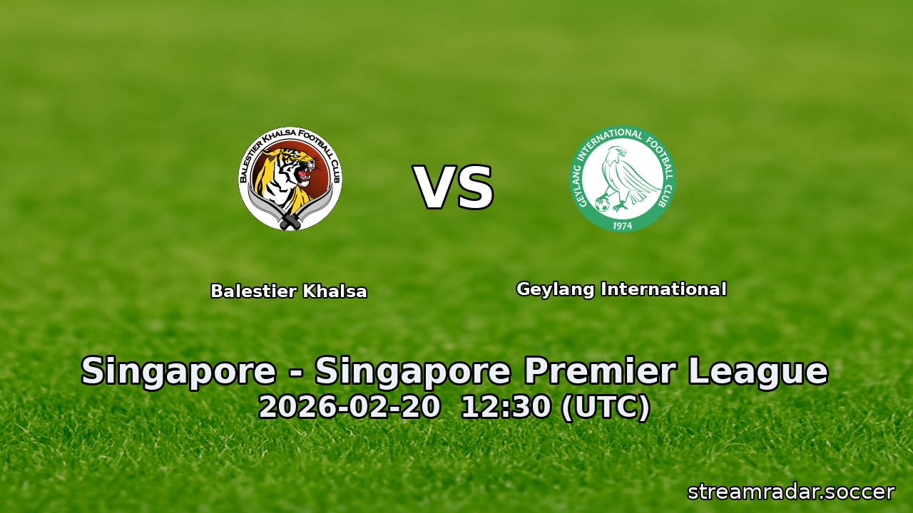 Balestier Khalsa vs Geylang International