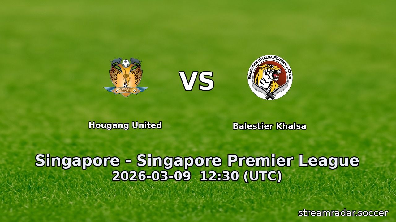 Hougang United vs Balestier Khalsa