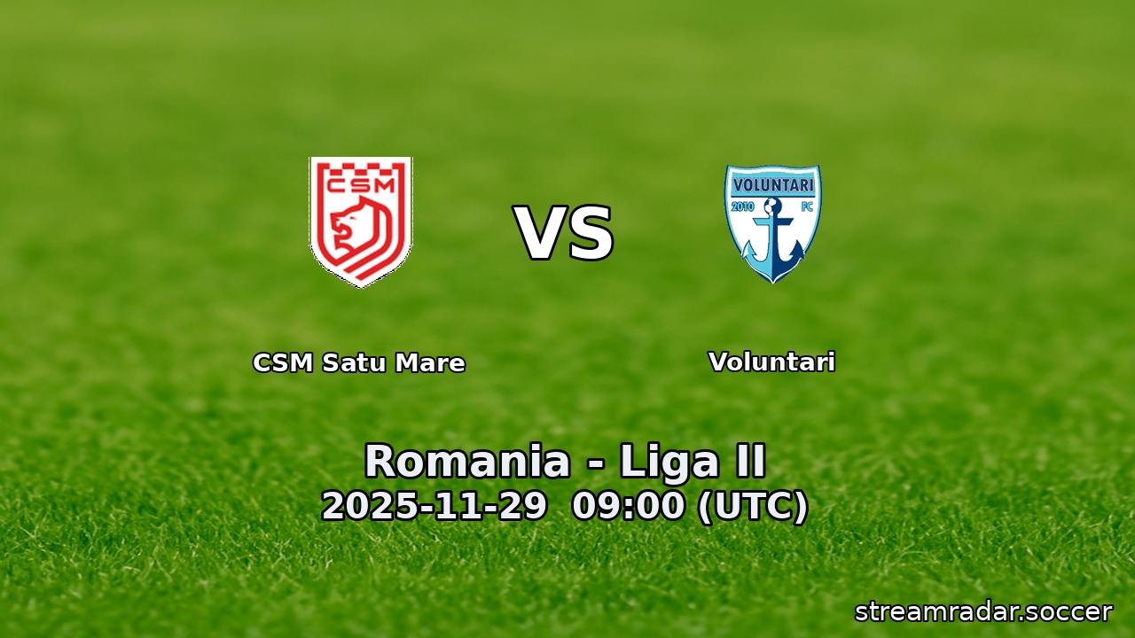 CSM Satu Mare vs Voluntari