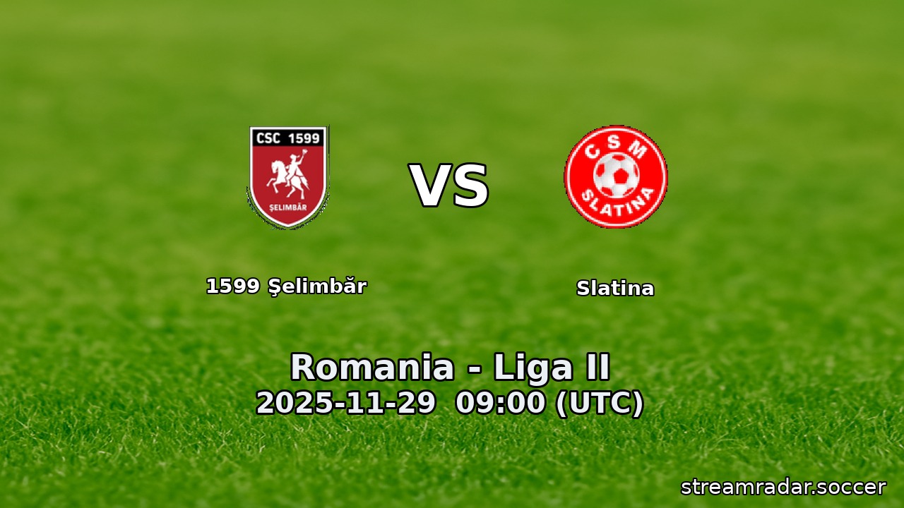1599 Şelimbăr vs Slatina