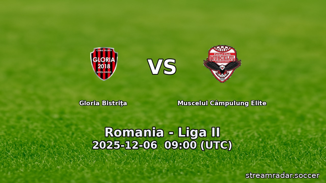 Gloria Bistriţa vs Muscelul Câmpulung Elite