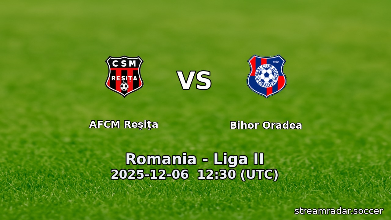 AFCM Reşiţa vs Bihor Oradea