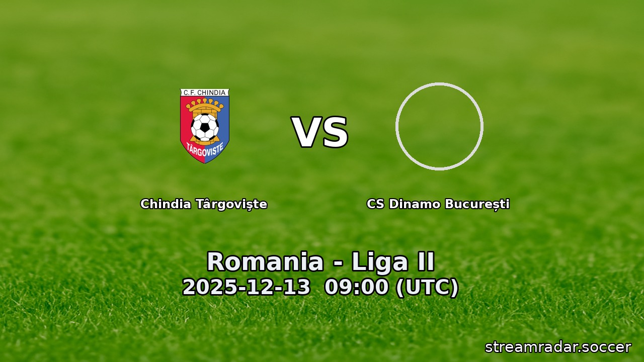 Chindia Târgovişte vs CS Dinamo București