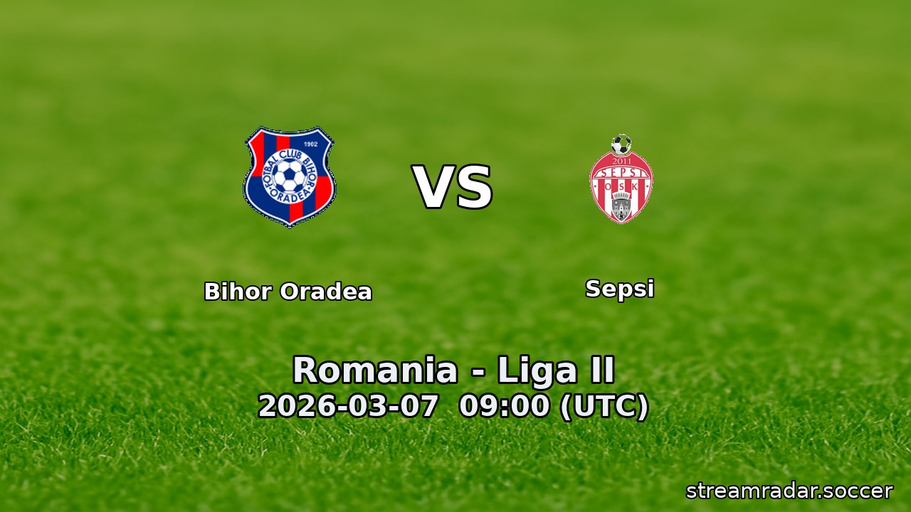 Bihor Oradea vs Sepsi