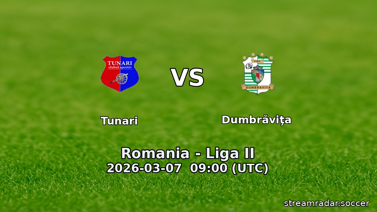 Tunari vs Dumbrăviţa