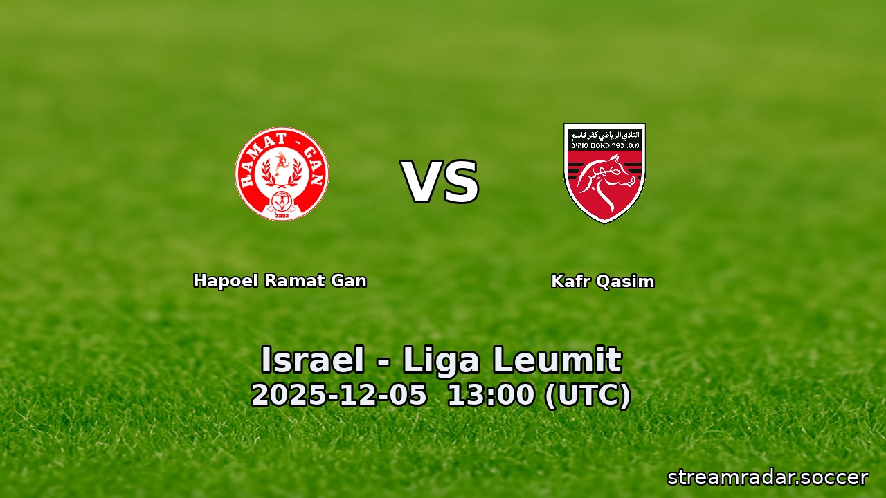 Hapoel Ramat Gan vs Kafr Qasim