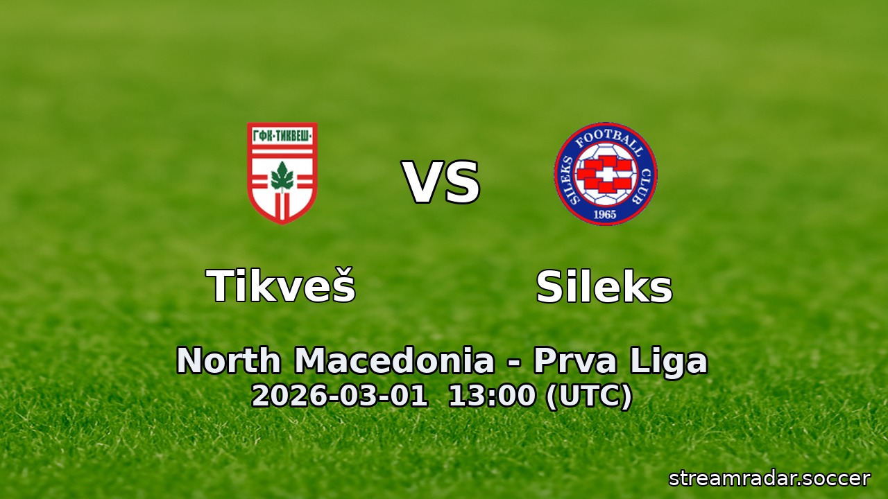 Tikveš vs Sileks